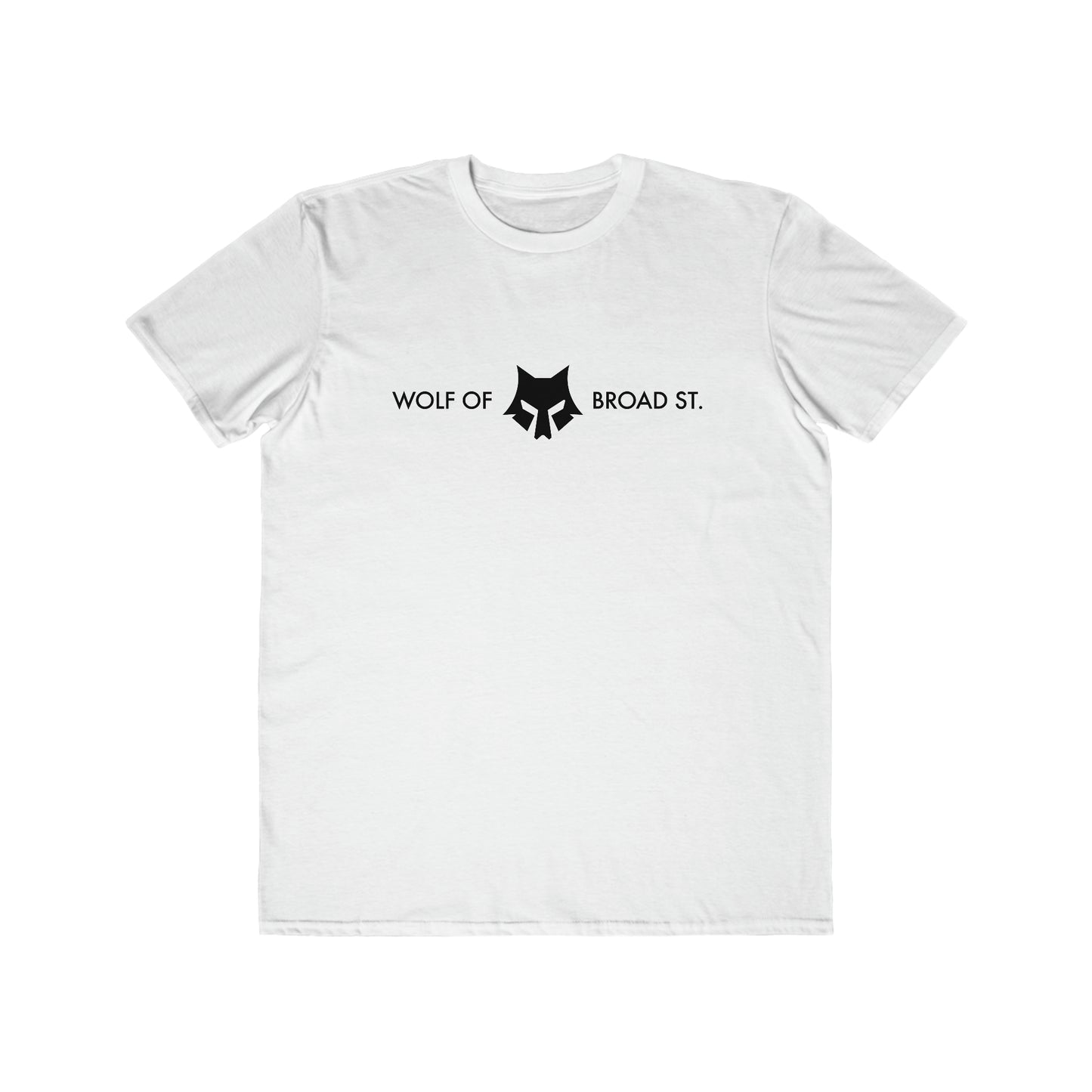 Men's Wolf of Broad Street "Power Moves Only" White Tee