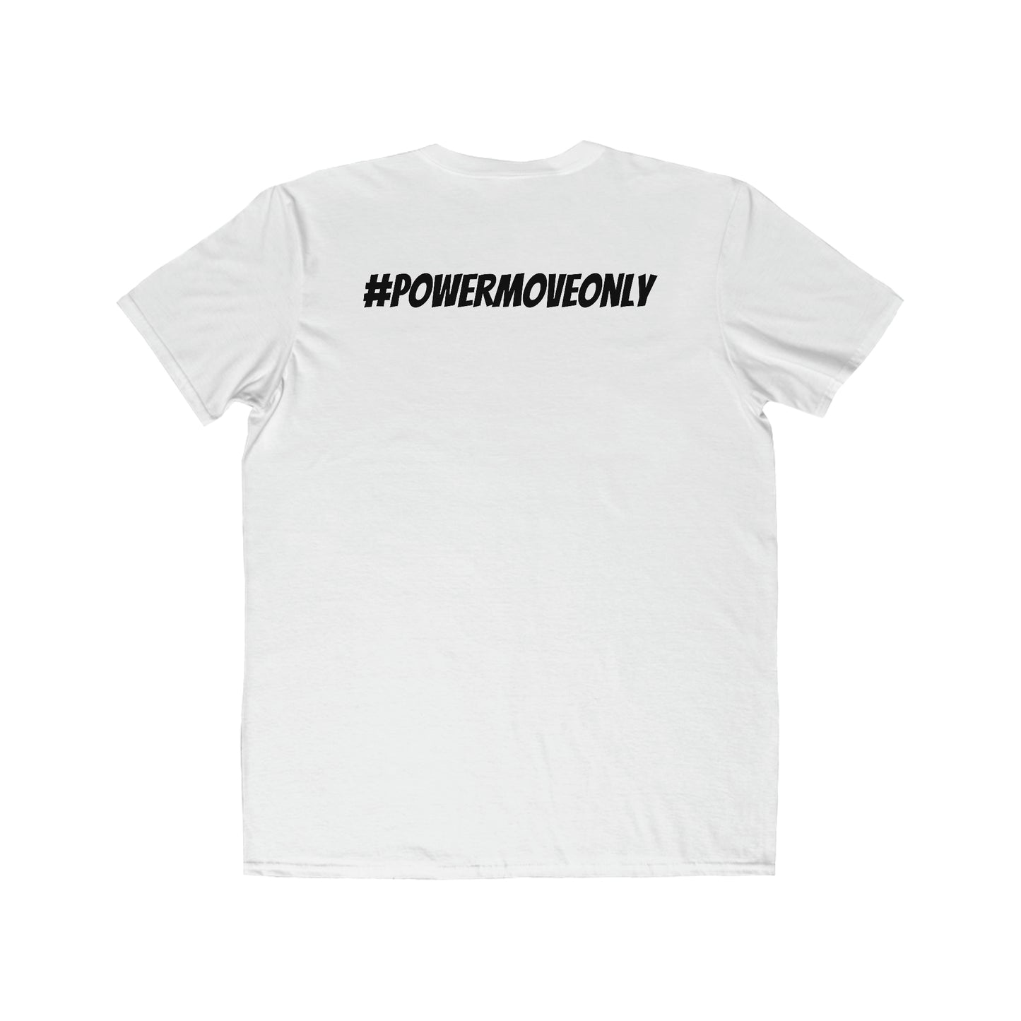 Men's Wolf of Broad Street "Power Moves Only" White Tee