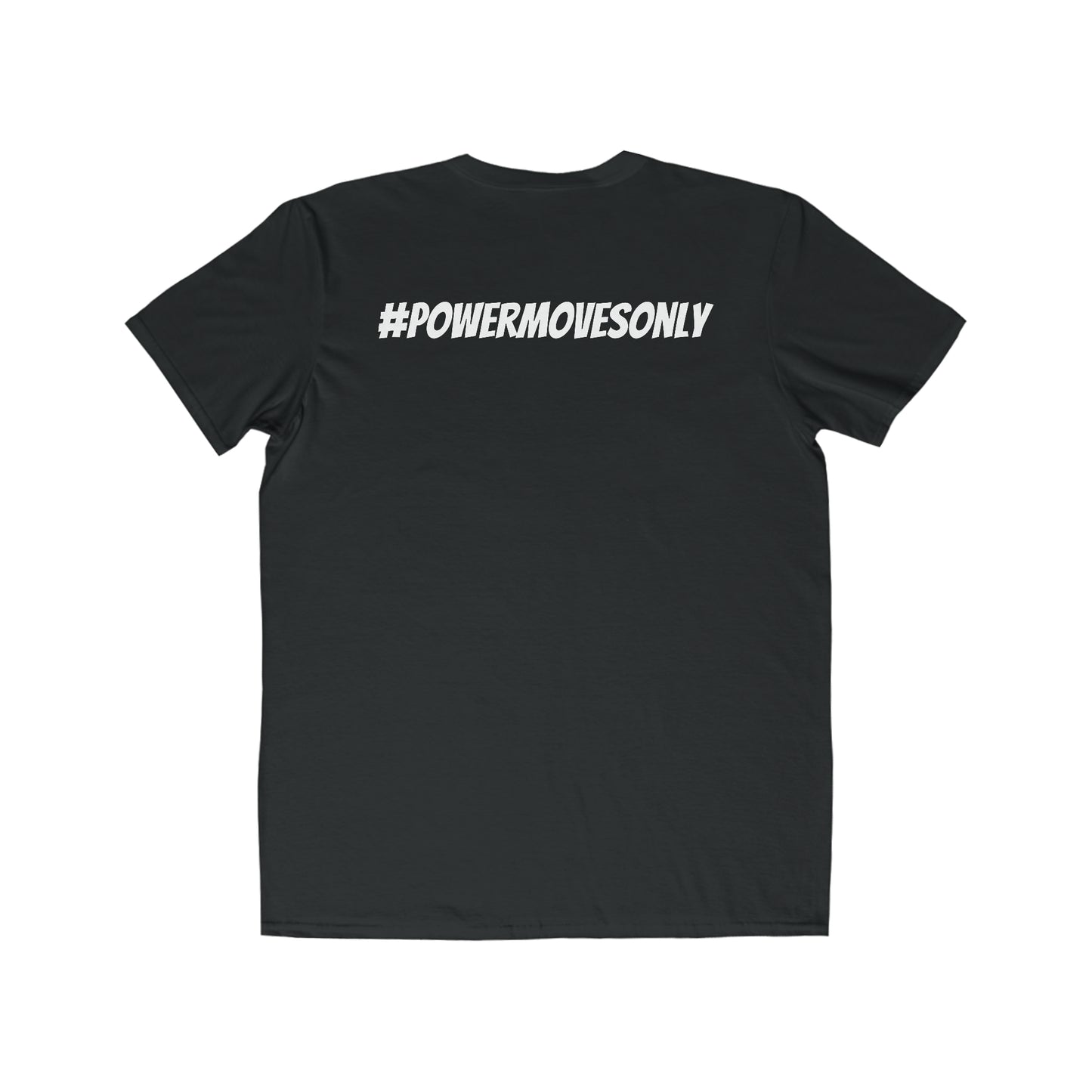 Men's Wolf of Broad Street "Power Moves Only" Black Tee